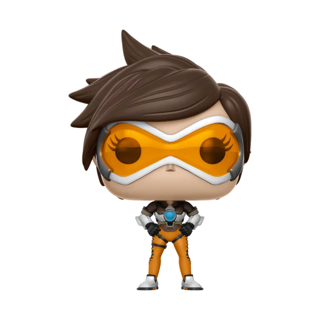 Tričko Overwatch - Tracer + figurka Funko Pocket POP! (velikost L) (poškozený obal)