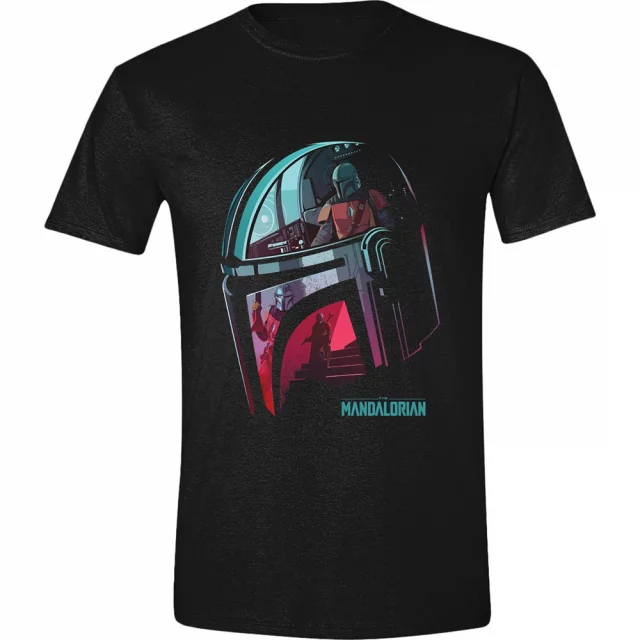 Koszulka Star Wars: The Mandalorian - Helmet Reflection