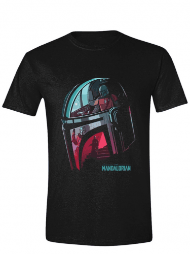 Koszulka Star Wars: The Mandalorian - Helmet Reflection
