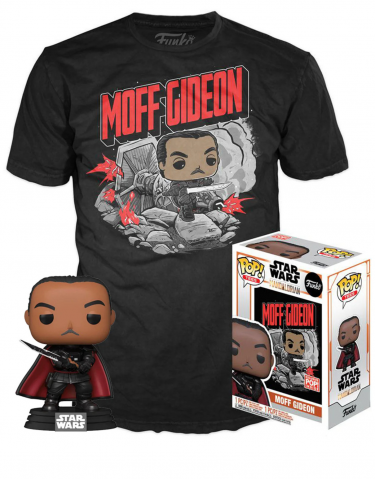 Koszulka Star Wars: The Mandalorian - Moff Gideon + figurka Funko