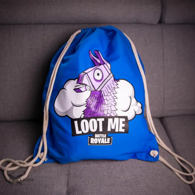 Worek na plecy Fortnite - Loot Me (niebieski) - Plecak