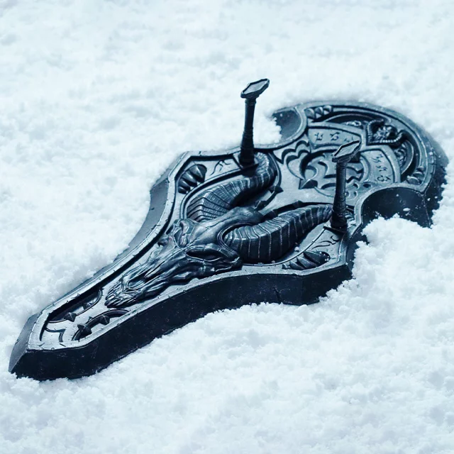 Replika World of Warcraft - Frostmourne Wall Mount (držák na zeď)