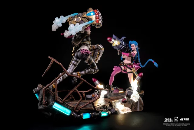 Zestaw statuetek League of Legends - Jinx & Vi 1/6 Scale Statue (PureArts)