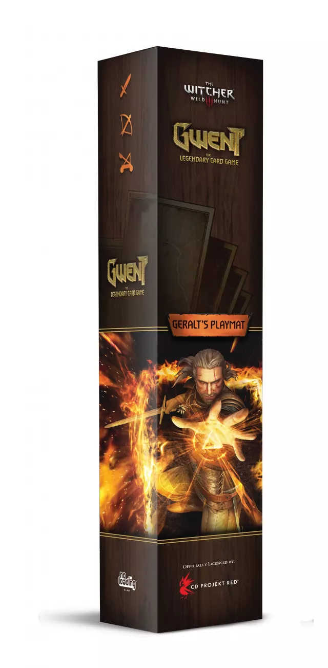 Zestaw Mata do gry Gwint - Geralt + Ciri - Podkładka pod mysz