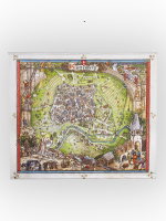 Wallscroll Kingdom Come: Deliverance II - Mapa Kutnej Hory (Kuttenberg)