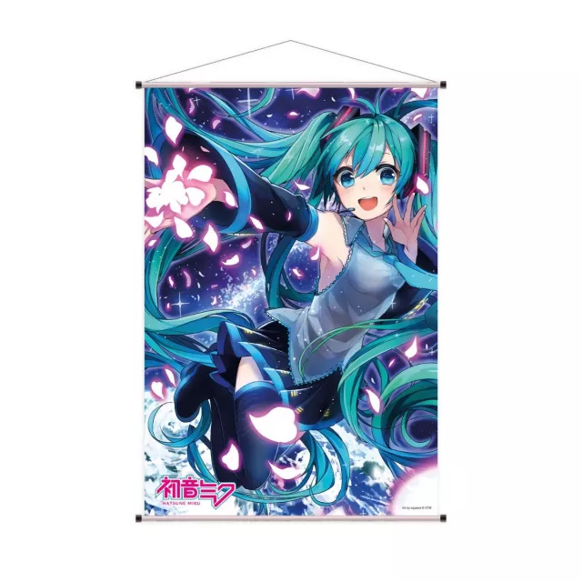 Wallscroll Vocaloid - Hatsune Miku Flower - Plakat materiałowy