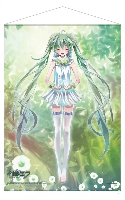 Wallscroll Vocaloid - Hatsune Miku Natures Song - Plakat materiałowy