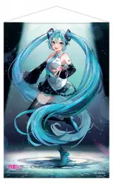 Wallscroll Vocaloid - Hatsune Miku On Top of the World - Plakat materiałowy