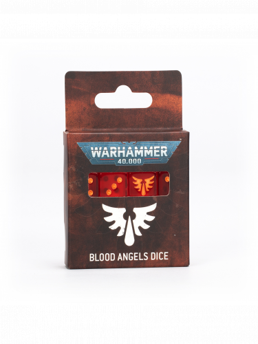 Kości do gry Warhammer 40000 - Blood Angels (16 sztuk)