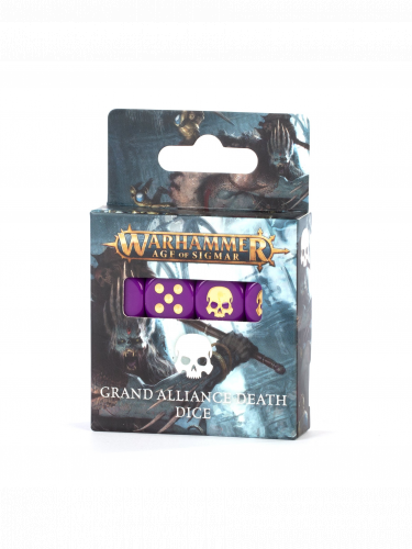 Kości do gry Warhammer Age of Sigmar - Grand Alliance Death Dice (16 sztuk)