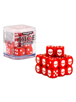 Kości do gry Warhammer Dice Cube (20 szt.), sześciokątne - czerwone