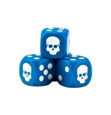 Kostky Warhammer Dice Cube (20 ks), šestistěnné - modré