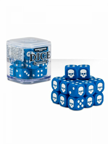 Kości do gry Warhammer Dice Cube (20 szt.), sześciościenne - niebieskie