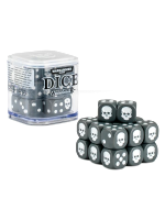 Kości do gry Warhammer Dice Cube (20 szt.), sześcienne - szare