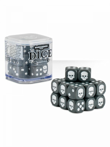 Kości do gry Warhammer Dice Cube (20 szt.), sześcienne - szare