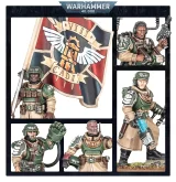 W40k: Astra Militarum - Cadian Command Squad (2023) (5 figurek)