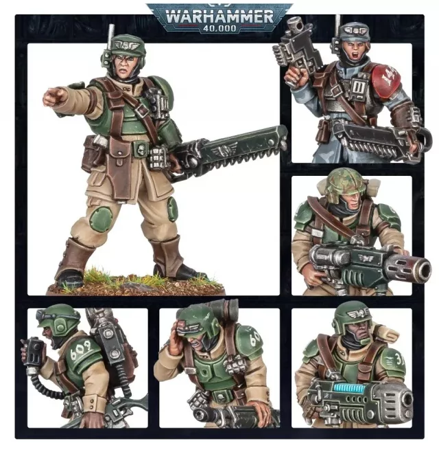 W40k: Astra Militarum - Cadian Shock Troops (2023) (10 figurek)