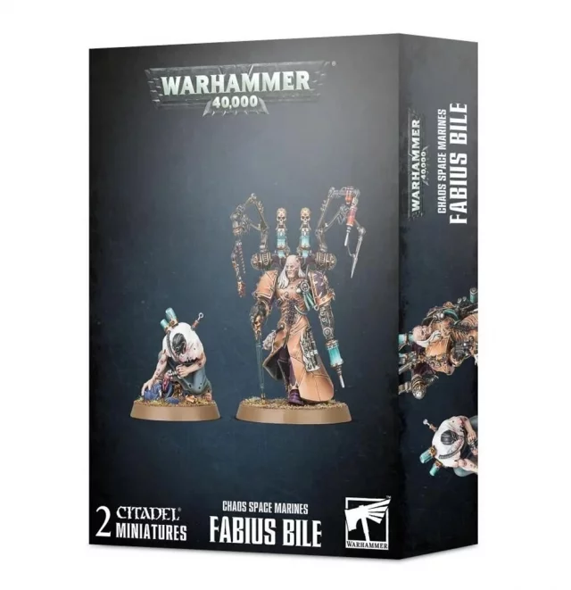 W40k: Chaos Space Marine Fabius Bile (2 figurky)