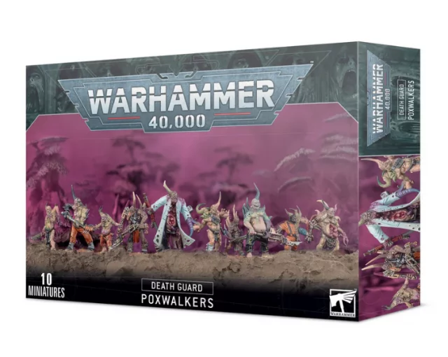 W40k: Death Guard: Poxwalkers (10 figurek)
