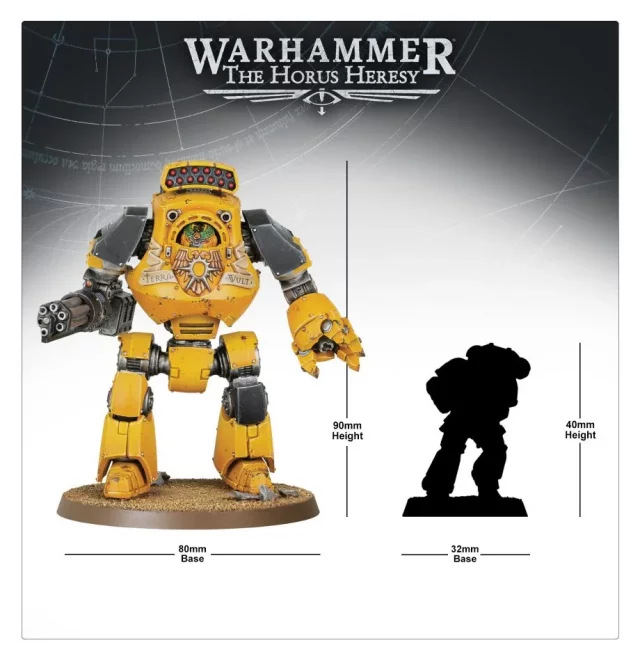 W40k: Horus Heresy - Legiones Astartes Contemptor Dreadnought (1 figurka)