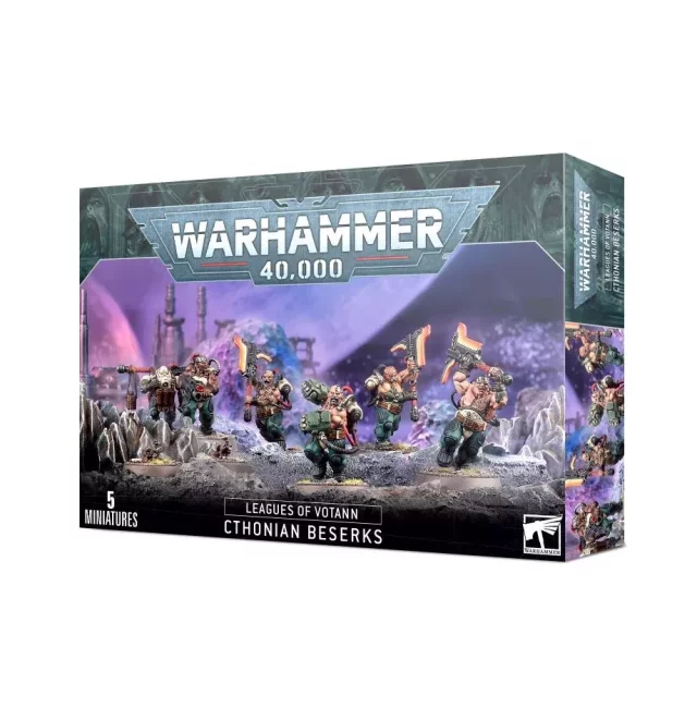 W40k: Leagues of Votann - Cthonian Beserks (5 figurek)