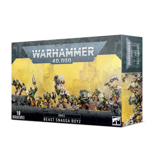 W40k: Orks - Beast Snagga Boyz (10 figurek)