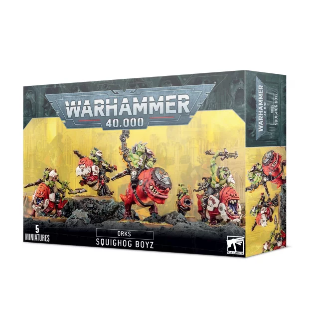 W40k: Orks - Squighog Boyz (5 figurek)
