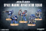 W40k: Space Marine Devastator Squad (5 figurek)