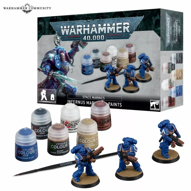 W40k: Space Marines - Infernus Marines + barvy
