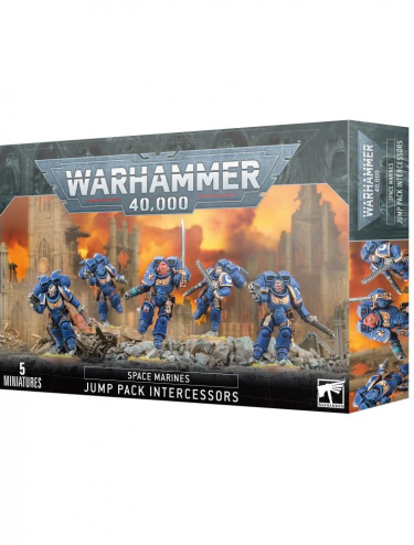 W40k: Space Marines - Jump Pack Intercessors (5 figurek)