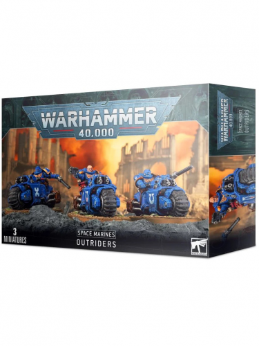 W40k: Space Marines Outriders (3 figurki)