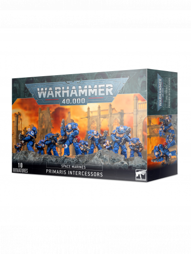 W40k: Space Marines Primaris Intercessors (10 figurek) - W40k: Space Marines Primaris Intercessors (10 figurek)