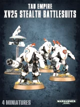 W40k: Tau Empire XV25 Stealth Battlesuits (3 figurky)