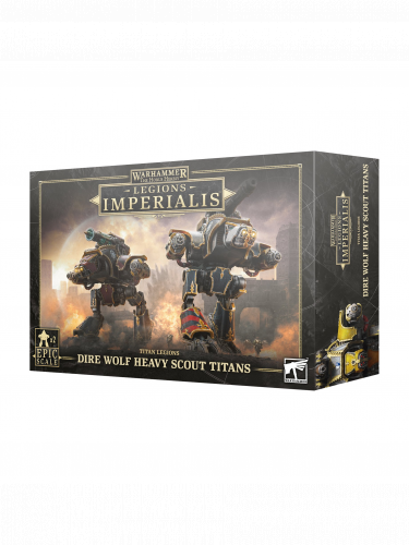 Warhammer: Horus Heresy - Legions Imperialis - Titan Legions Dire Wolf Heavy Scout Titans (2 figurki)