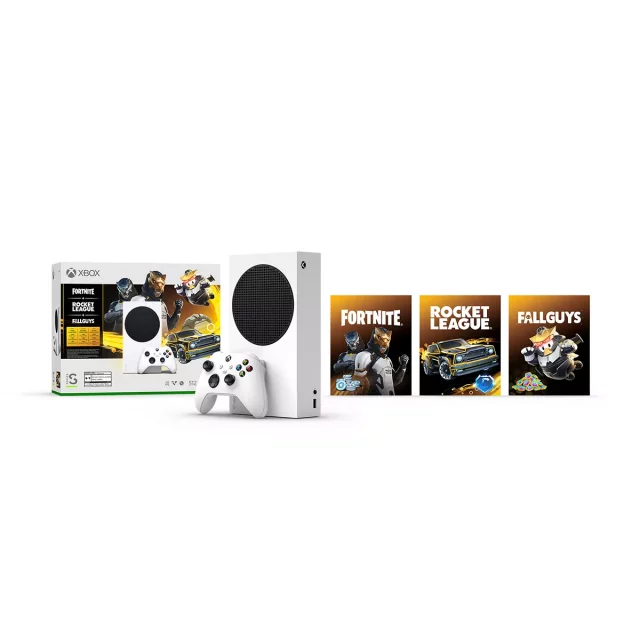 Konzole Xbox Series S 512GB - Holiday Bundle (Fortnite + Rocket League + Fall Guys)