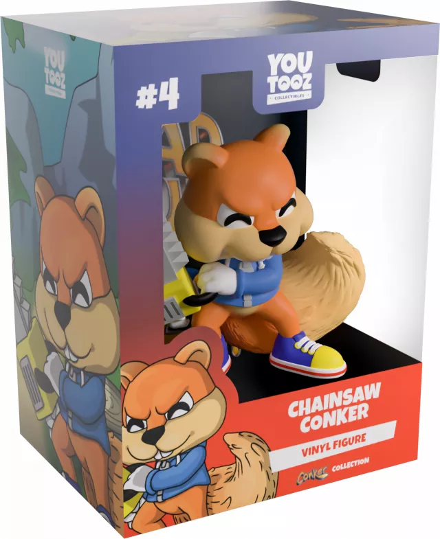Figurka Conker's Bad Fur Day - Chainsaw Conker (Youtooz Conker's Bad Fur Day 4) - Figurki do zabawy