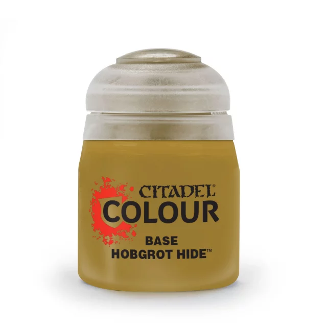 Citadel Base Paint (Hobgrot Hide) - základní barva, žlutá