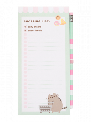 Notatnik z magnesem Pusheen - Shopping List (+ ołówek)