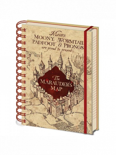 Notatnik Harry Potter - Marauder's Map