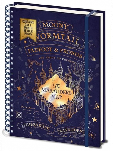 Notatnik Harry Potter - The Marauders Map