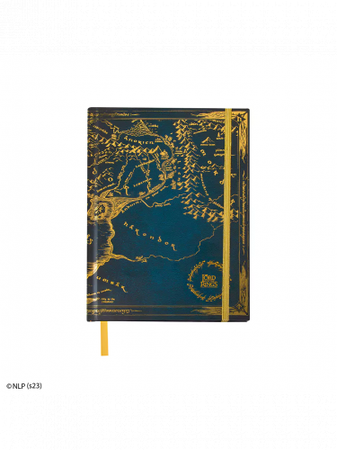 Notatnik The Lord of the Rings - Middle Earth Map