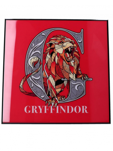 Obraz Harry Potter - Gryffindor Crystal Clear Art Pictures (Nemesis Now)