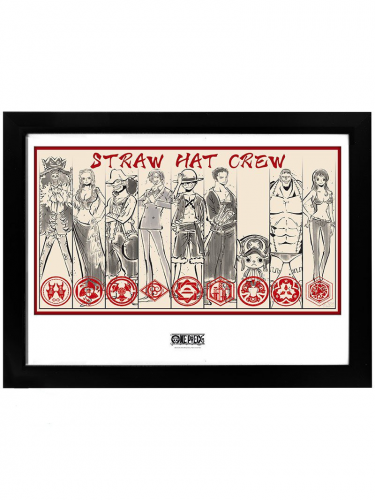 Plakat w ramce One Piece - Straw Hat Crew